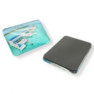 Autocollants de réfrigérateur ronds et carrés très vendus, souvenirs, aimants de réfrigérateur en verre cristal - Product Image 4