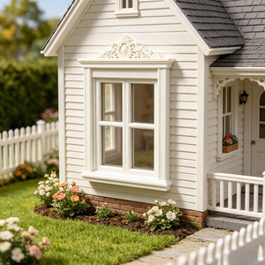 Mini Marco de Ventana - Elegante Marco de Ventana en <span class=keywords><strong>Miniatura</strong></span> para Decoración de Casa de Muñecas - Product Image 3