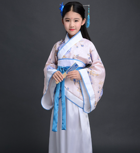 ชุดเต้นรำจีนแบบดั้งเดิมของเด็กชุดเต้นรำการแสดงบนเวทีชุดประจำชาติ - Product Image 6