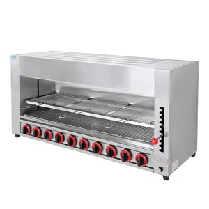 High Quality Commercial Kitchen Equipment Stainless Steel Construction Tabletop Electric Salamander Grill For Cooking