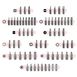 Jeu de tournevis professionnel Podofo Ultimate de 208 pièces, embouts hexagonaux de 1/4 pouce, embouts de sécurité en acier allié, outils de réparation automobile - Product Image 5