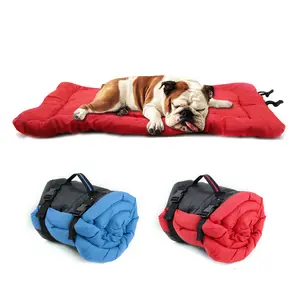 便携式户外防水旅行宠物垫宠物狗床宠物供应商可折叠卷起狗垫床