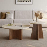 Table basse convertible, mobile, réglable en hauteur, extensible, facile à assembler, légère, design moderne en bois, pour salles à manger et salons