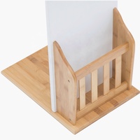 Table console en bois massif, style moderne minimaliste, amovible, en forme de C, pour salon ou chambre à coucher