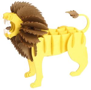 Modèle de puzzle en carton 3D <span class=keywords><strong>Lion</strong></span> DIY Animaux sauvages réalistes Kit de construction artisanal pour zoo, musée, <span class=keywords><strong>art</strong></span> et collection - Product Image 5