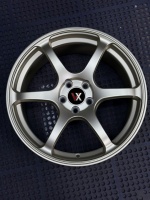Jantes forgées EZW 1 pièce, finition or champagne mat, classiques à 5 branches, jantes en alliage JDM compatibles avec Toyota, Nissan, Subaru, Honda, BMW, Audi