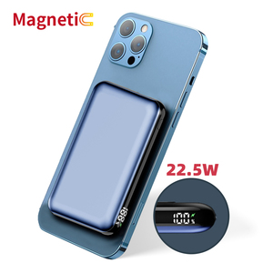 Batterie sans fil Super Slim 10000mAh Port magnétique QC 3.0 Compatible 20W aimants portables chargeur sans fil pour 15 + téléphones - Product Image 1