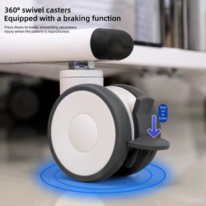 Sollevatore Elettrico per Pazienti, Ausilio per la Mobilità e il Trasferimento per Anziani e Disabili, Attrezzatura per Assistenza Domiciliare con Ruote Bloccabili - Product Image 6