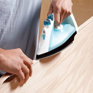 Pre-dán cạnh dải Chất lượng cao trang trí nội thất Hội Đồng Quản trị 19mm chiều rộng melamine preglued cạnh dải dải băng - Product Image 4