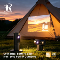 Nuevo Mini Proyector de 130 ANSI Lúmenes, Decodificación 4K a 30 fps, Android 14, Proyector LED Inteligente HD LCD con Batería