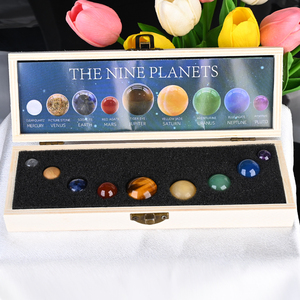 High Quality <b>Crystal</b> Gift Box <b>Crystal</b> <b>Ball</b> Mineral Specimen Box for the Eight Major Planets in the Solar System - Product Image 6