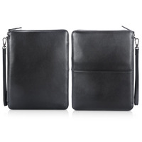 Organisateur de câbles personnalisé OEM ODM, sac de rangement pour accessoires électroniques numériques en cuir imperméable, étui pour appareils électroniques
