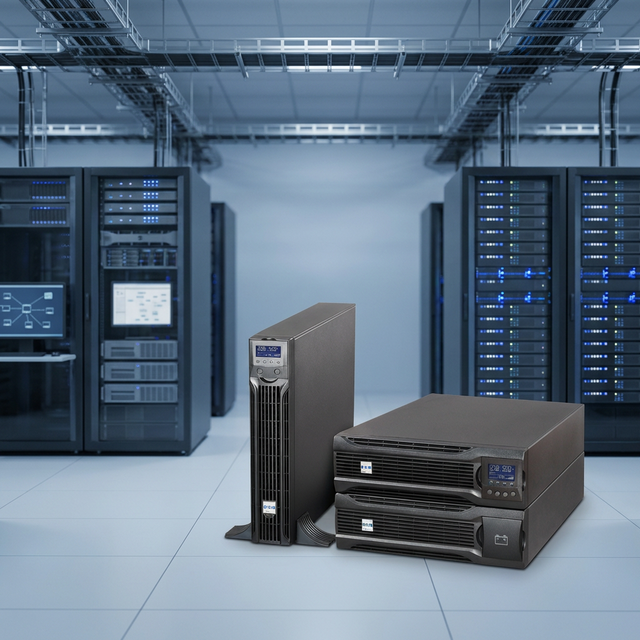 DX RT UPS DX2000CN 2000VA/2000W Single-Phase Rack Online UPS Power Supply LCD Display