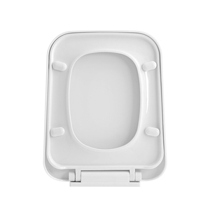 Esportazione transfrontaliera prezzo all'ingrosso coprisedile wc quadrato in plastica PP rilascio silenzioso 033 - Product Image 3
