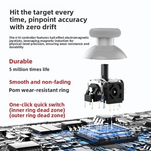 Nuevo Control Inalámbrico para Juegos Compatible con Switch/PC/Android/iOS con Luz RGB y Sensor de Doble Efecto Hall - Product Image 3