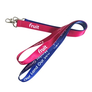 New Product Custom Screen Printing Personalised Polyester Sublimation Smooth Lanyard With Logo Custom ID Card Badge