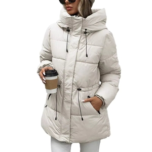 Veste coupe-vent pour <span class=keywords><strong>femme</strong></span>, doudoune <span class=keywords><strong>chaude</strong></span>, grande taille, manteau de haute qualité pour <span class=keywords><strong>femme</strong></span>, <span class=keywords><strong>parka</strong></span> courte <span class=keywords><strong>avec</strong></span> <span class=keywords><strong>capuche</strong></span> - Product Image 2