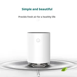 Desktop 0.5L Silent Plastic <b>Humidifier</b> with Ambient Light Low Noise 3W 36dB USB Powered for Bedroom Household Use - Product Image 3