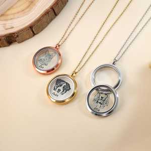 Collier commémoratif <span class=keywords><strong>en</strong></span> argent sterling pour animaux <span class=keywords><strong>de</strong></span> compagnie, avec gravure DIY <span class=keywords><strong>de</strong></span> <span class=keywords><strong>photo</strong></span>, cadeau pour <span class=keywords><strong>chien</strong></span>, pour l'exportation - Product Image 3