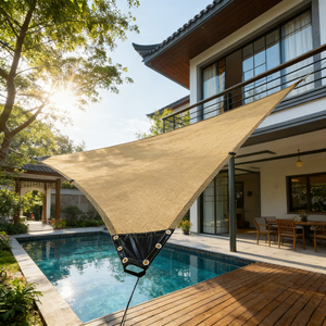 <span class=keywords><strong>Voile</strong></span> <span class=keywords><strong>d</strong></span>'<span class=keywords><strong>ombrage</strong></span> beige renforcée 150 g/m², auvent de jardin marron, tissu anti-UV pour terrasse, <span class=keywords><strong>voile</strong></span> <span class=keywords><strong>d</strong></span>'<span class=keywords><strong>ombrage</strong></span> triangulaire extérieure - Product Image 1