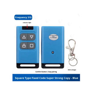 รีโมทคอนโทรลไร้สายแบบคัดลอกรหัสทรงสี่เหลี่ยมจัตุรัส รุ่น ZY-315/433.92 ปุ่มใหญ่ 4 ปุ่ม 315/433 กำลังสูง หลายสี - Product Image 2