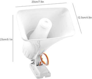 Sistema de Detección de Incendios de 12V, Sirena Doble Tono, Altavoz de Bocina de 30W, Alarma Antirrobo, Parlante, Sirena - Product Image 1