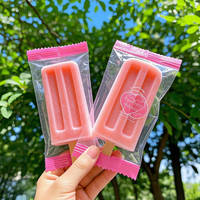 Pochette OPP Personnalisée Haute Qualité Transparente pour Emballage Alimentaire de Crème Glacée Surgelée en Plastique de Qualité Alimentaire
