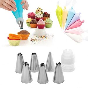 Accessori per Torte Usa e Getta di Grado Alimentare, Decorazione per <span class=keywords><strong>Pasticceria</strong></span>, Manicotto per Spremere Crema, per Cucina e Campeggio - Product Image 1