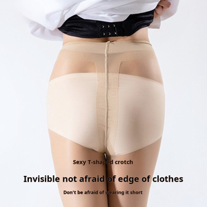 Calze da donna in seta T-Gear nere Anti-gancio resistente all'usura gamba leggera invisibilità collant senza goccia per primavera estate solido - Product Image 2