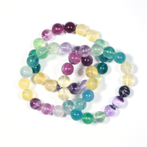 Diverses mode puissance naturelle guérison précieuse pierre précieuse Bracelet rond luxe Rose Quartz cristal perlé Bracelet femmes - Product Image 3