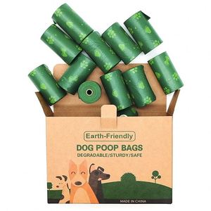 (20 sacs/rouleau) Sacs à déjections canines biodégradables en polyester pour chiens et chats - Product Image 2