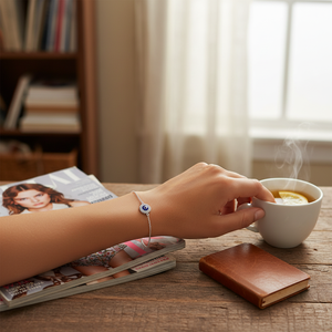 สร้อยข้อมือลูกปัดตาปีศาจอย่างดี - Product Image 3