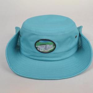 Mùa hè lớn mái hiên chapeau Mũ câu cá kỳ nghỉ treo dây mặt trời biểu tượng tùy chỉnh bông <span class=keywords><strong>boonie</strong></span> mũ xô - Product Image 2