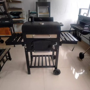 Parrilla de Carbón de Acero Inoxidable de Primera Calidad con Carro y Mesa Lateral, <span class=keywords><strong>Barbacoa</strong></span> <span class=keywords><strong>Portátil</strong></span> y Conveniente - Product Image 3