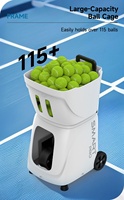 Lanceur de balles de tennis PT-SMART PRO pour l'entraînement et la pratique avec télécommande via application