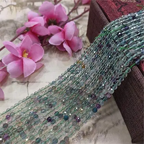 2/3mm Natural Faceted DIY Beads Small Gemstone Loose Beads for Jewelry Making Bracelet Necklace