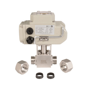 Vanne à boisseau sphérique électrique ROKE SS316 1/2 po NPT 200 Psi avec protection contre les pannes de courant - Product Image 5
