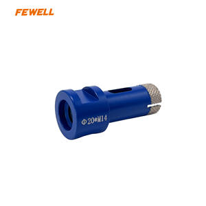 แกนเจาะ M14 arix รูปดอกไม้แบบสุญญากาศ20มม. แกนเจาะคอนกรีตหินแกรนิตหินอ่อนคอนกรีตดีไซน์ใหม่ - Product Image 4