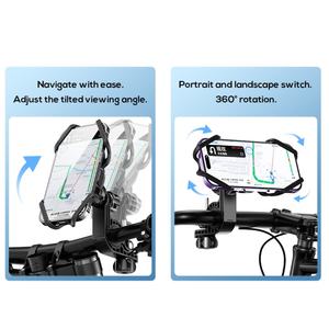 Support de téléphone universel réglable MEMO GW05, support de téléphone étanche, refroidisseur de téléphone, support de téléphone pour scooter, vélo, moto - Product Image 4