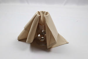 Serviettes de cocktail rectangulaires en coton et lin pour hôtel, jetables, pour la décoration de table de fête, style uni, ourlet tissé - Product Image 3