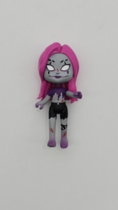 พวงกุญแจแม่มดสีม่วง | รูปฮาโลวีน PVC + คลิป | ถุงน่องจำนวนจำกัดตกแต่งจำนวนมาก - Product Image 3