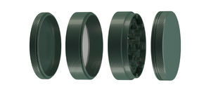 Современный 4-слойный измельчитель для сухой травы, бесплатный дизайн, красочный керамический аксессуар для курительных продуктов - Product Image 4