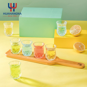 Juego de Vasos de Chupito de Cóctel Mini de 2 Onzas al por Mayor, <span class=keywords><strong>Vodka</strong></span>, Tequila, Whisky, Bandeja de Madera para Servir en Fiestas, Bares, Bodas, para Regalos - Product Image 3