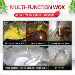 Wok TCA — grande marmalade de chauffe électromagnétique, wok à décharge haute, Commercial - Product Image 2