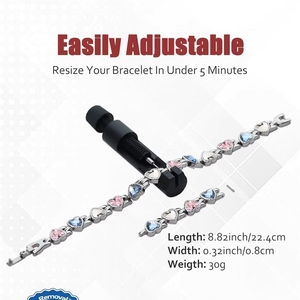 สร้อยข้อมือแม่เหล็ก, การดูแลสุขภาพ, ลดน้ำหนัก, กระชับสัดส่วน, ดีงาม, ดีไซน์ทันสมัย, แม่เหล็กทรงพลัง (แม่เหล็กแต่ละชิ้น 3500 ชิ้น) - Product Image 3