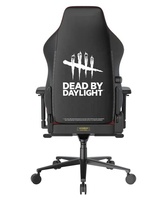 Jeu d'ergonomie noir du Laos Ajusteur d'angle à 135 degrés Chaise de bureau pour salle de jeux Chaise de jeu Sedie en cuir synthétique large