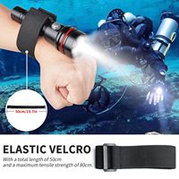 Lampe de plongée LED rechargeable USB professionnelle, corps en alliage d'aluminium, étanche IP68, batterie Ni-MH, camping en plein air
