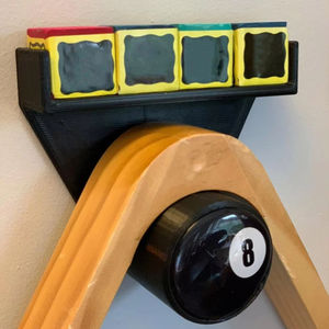 Soporte Triangular para Tizas de Billar LM LM25429, Soporte de Pared, Extensión de Plástico Impresa en 3D, Organizador de Accesorios para Sala de Billar - Product Image 4