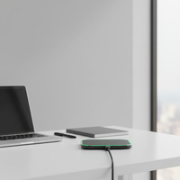 Chargeur sans fil portable universel 15W avec miroir, modèle 2026, très demandé