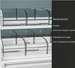 Rak Snack Logam Multilayer, Rak & Stand <span class=keywords><strong>Display</strong></span> Permen yang Dapat Disesuaikan untuk Toko Kelontong, Rak Gondola - Product Image 5